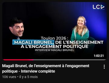 Un des entretiens publiés par La Chaîne Varoise, tel qu’il apparaît en ligne.